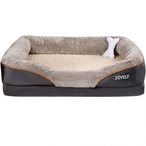 JOYELF Memory Foam Hundebett Orthopädisches Hundebett & Sofa mit abnehmbarem waschbarem Bezug 4 Größen